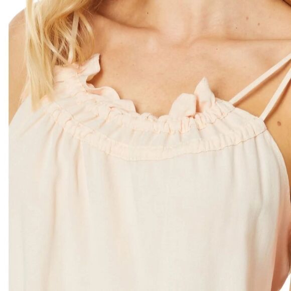 NWT Splendid Myah Tank Cream Strappy L Ruffled Scoop Neckline Flowy Viscose - Picture 7 of 7